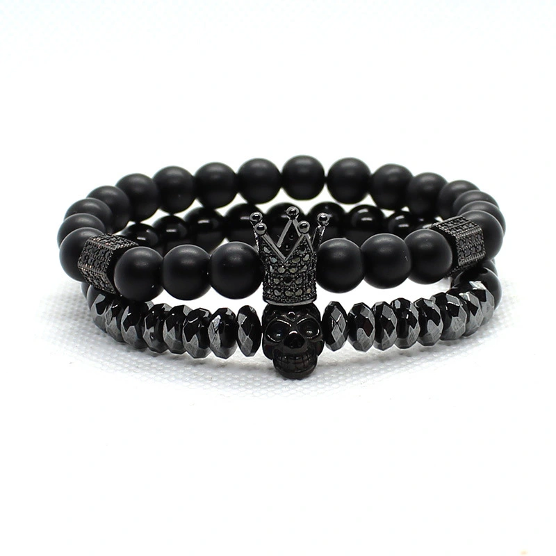 Natural stone men's bracelet