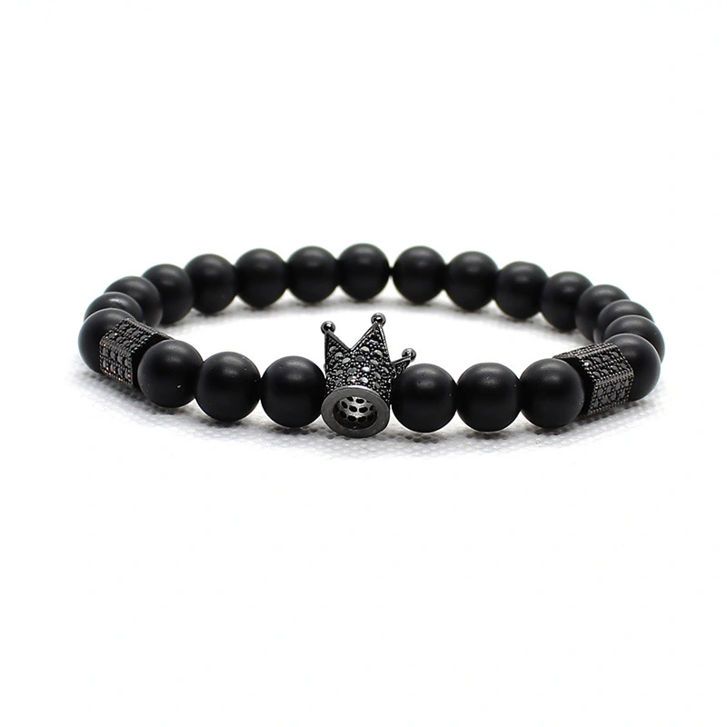 Natural stone men's bracelet