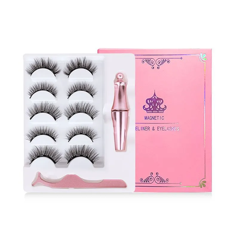 Magnetic Eyeliner Set for Eyelashes with Tweezers