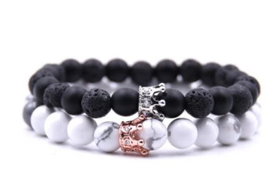 King Queen Crown Bracelet