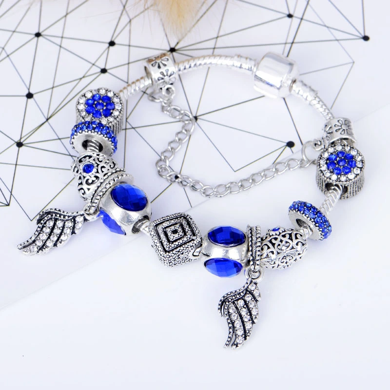 Deep Blue Cat Eyeball Bracelet
