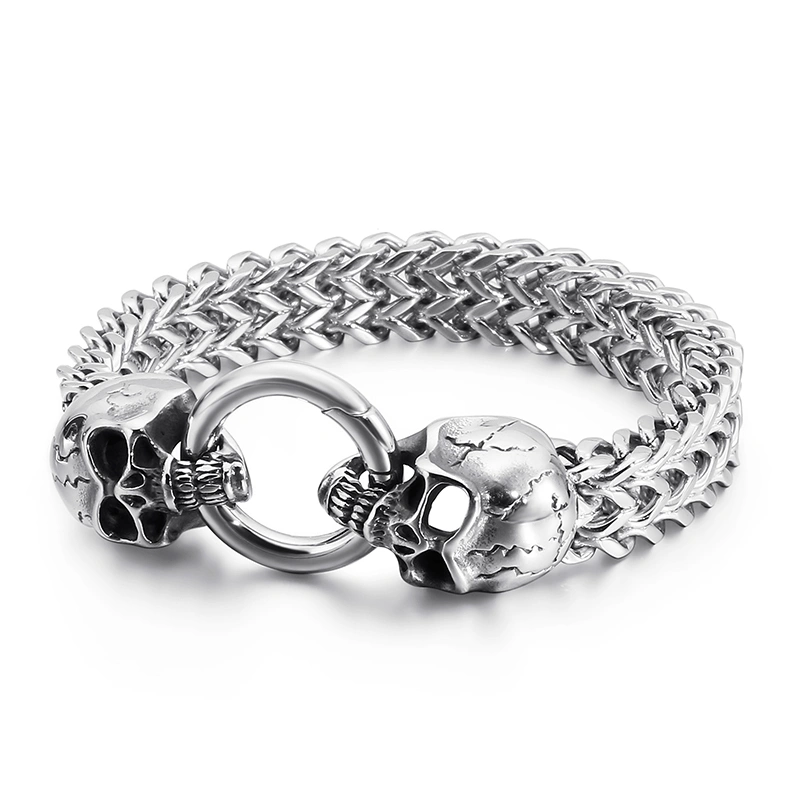 Skull Titanium Steel Men's Domineering Bracelet