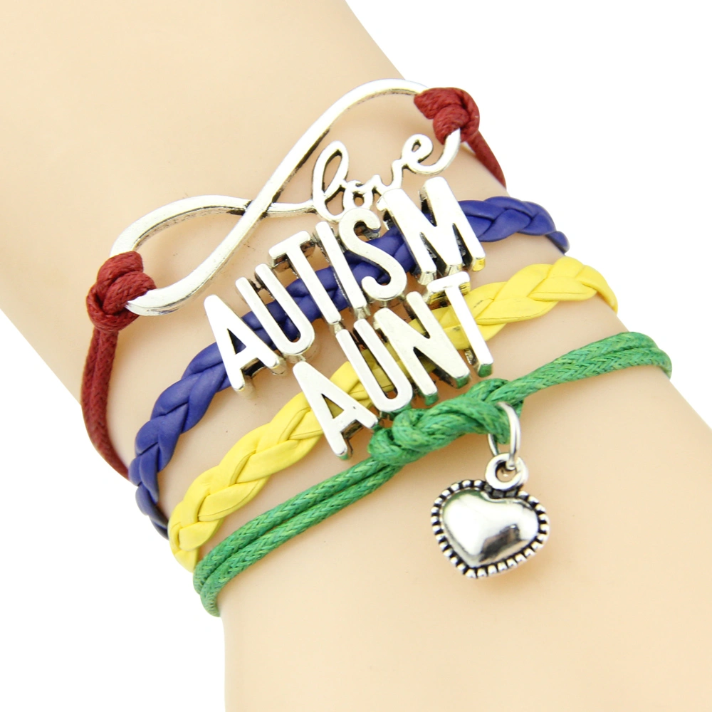 Autistic Patients Monogram Braided Bracelet