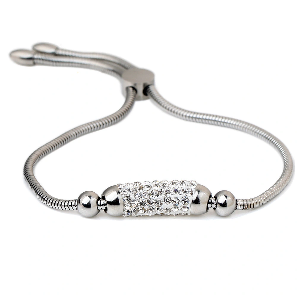 Stainless steel adjustable bracelet