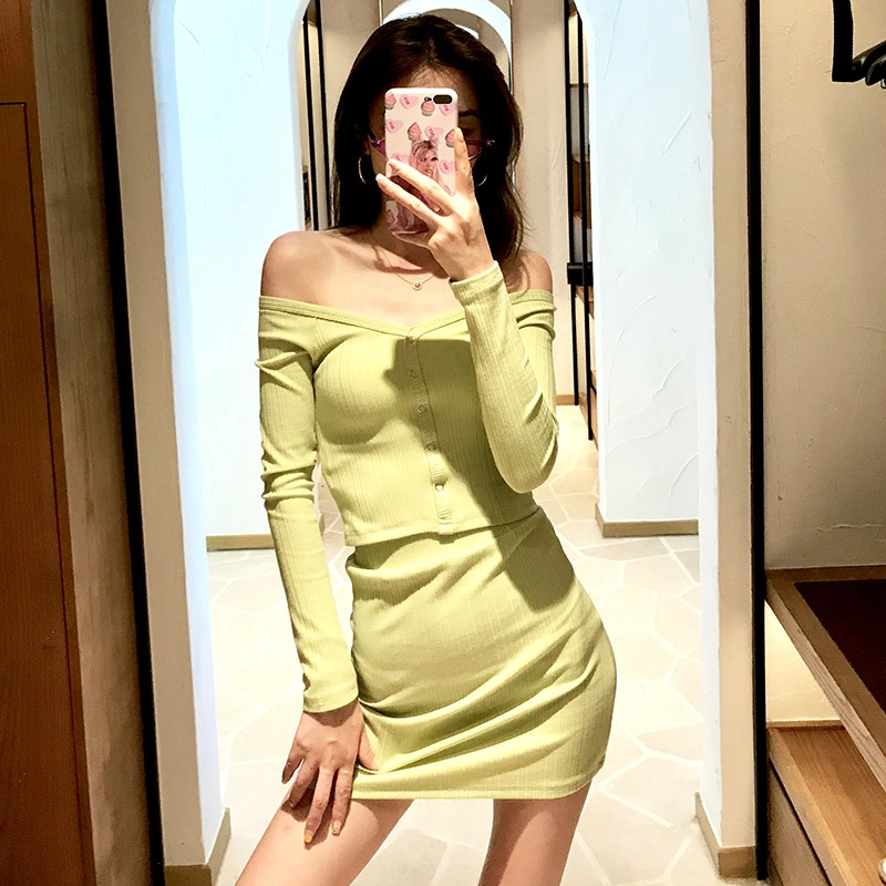 Pack hip fashion two-piece suit