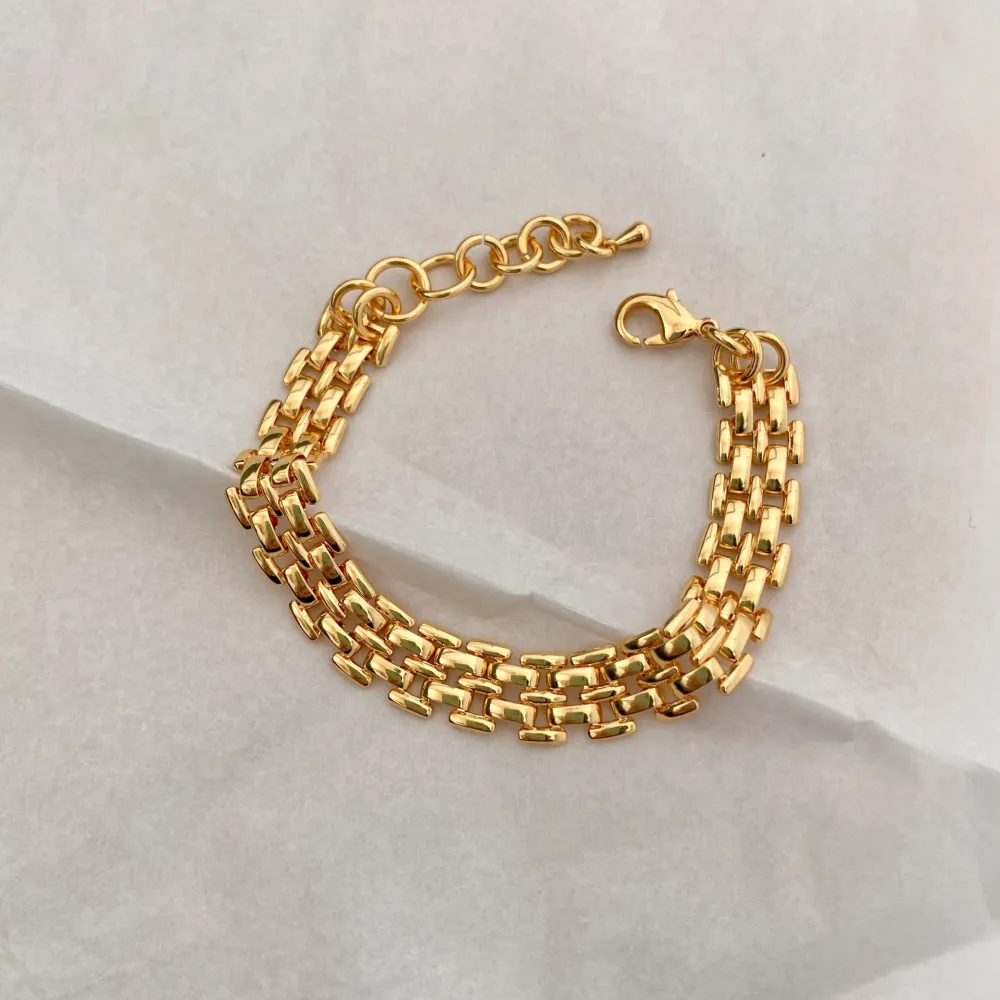 Vintage clavicle chain bracelet