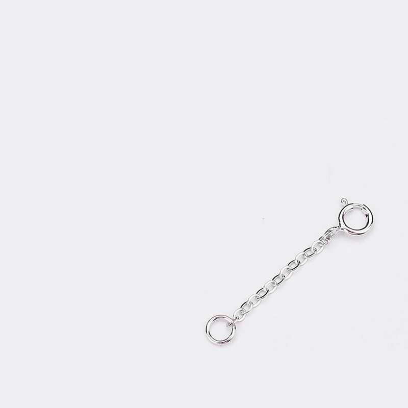 Sterling Silver Adjustment Chain Extension Chain DIY Accessories