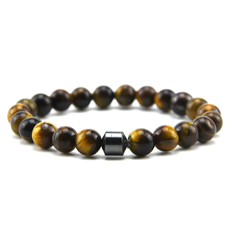 Tiger Eye 8MM Fashion Stone Bead Bracelet