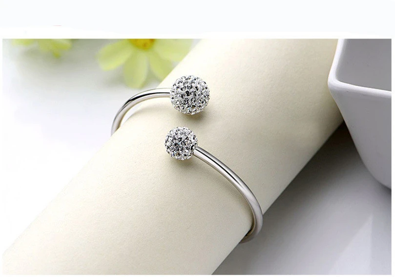 Silver - plated bracelet female