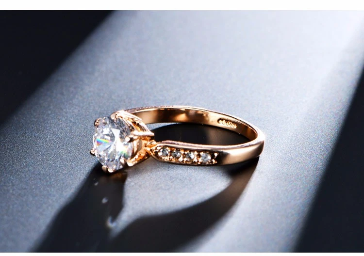 Six-Claw Diamond Ring