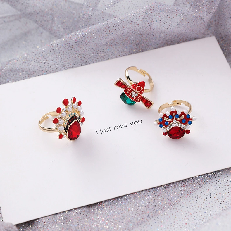 Fashion and fashion retro personality ring