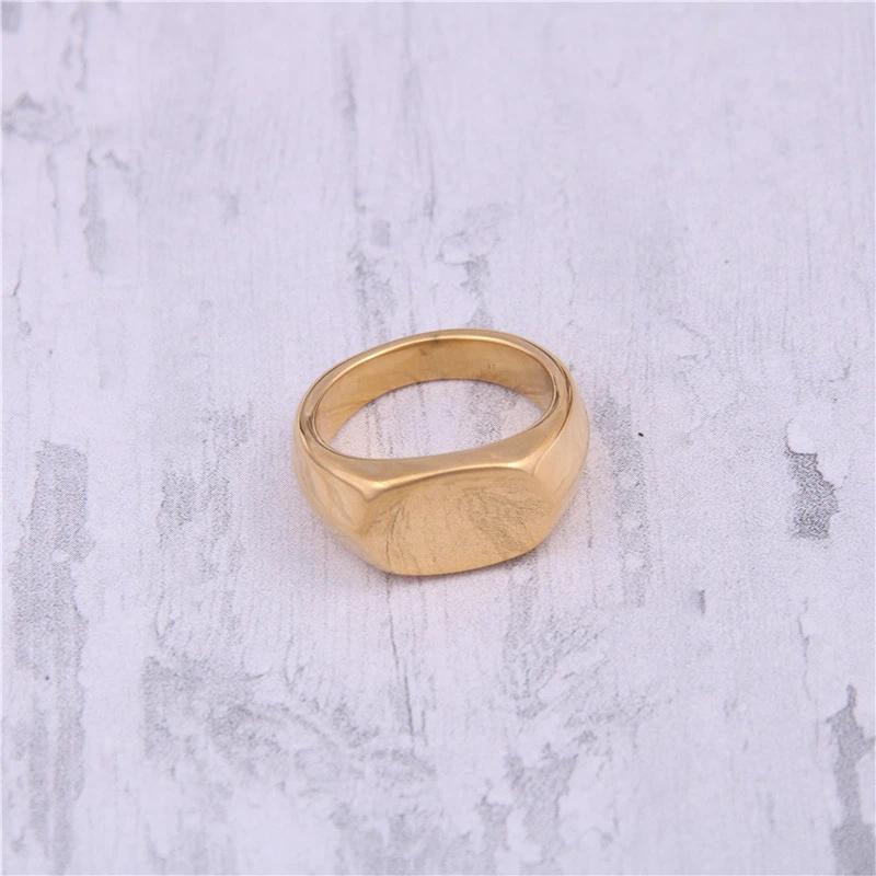 Design sense chic wide edge ring