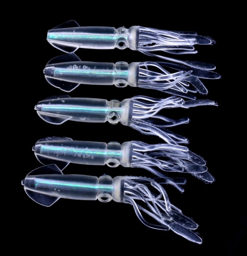 HENG JIA-SO035 Fast Selling Noctilucan Squid Soft Bait Bait 5 Pack Bag AM Bait Suit