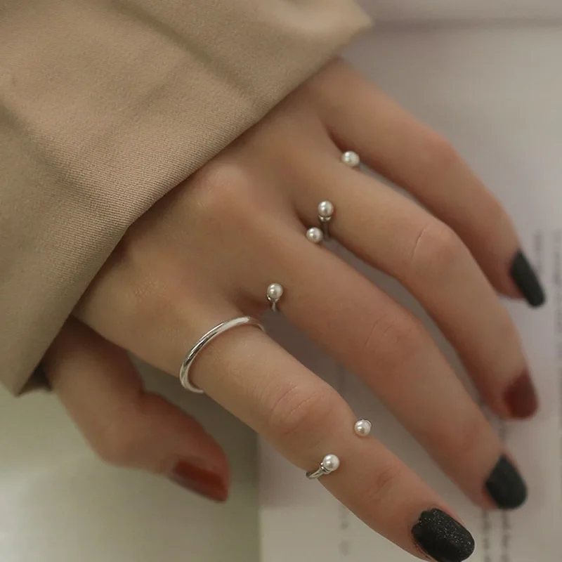 Cold wind cool niche index finger ring tail ring