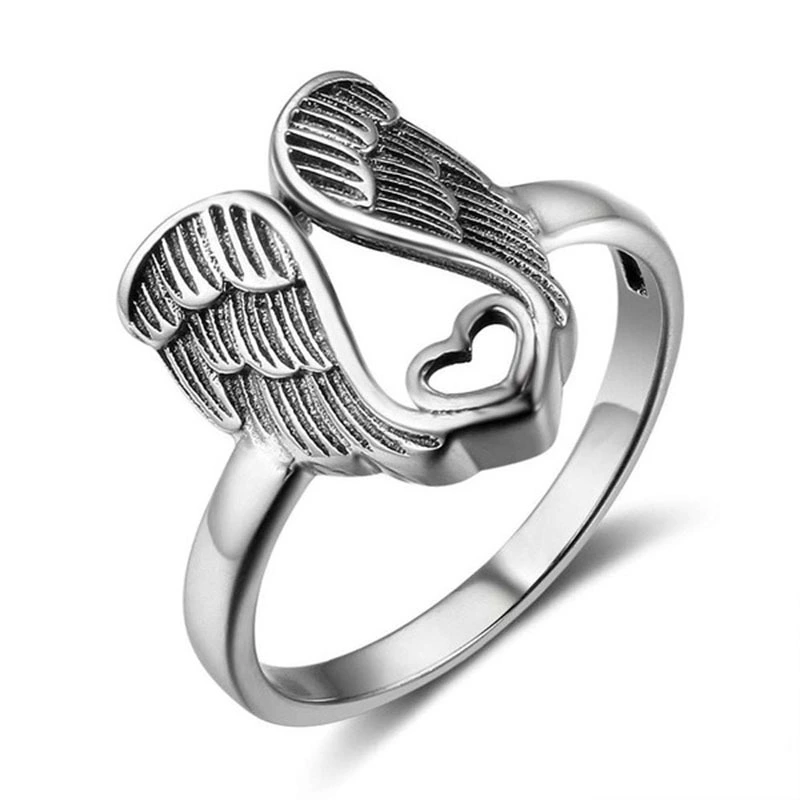 Angel Wings Vintage Wings Ring Female