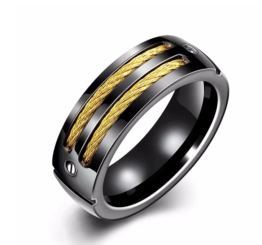 Titanium steel ring