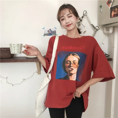 Summer Short Sleeves Loose Small T-shirt Women's Lower Body Bottoms Missing Top