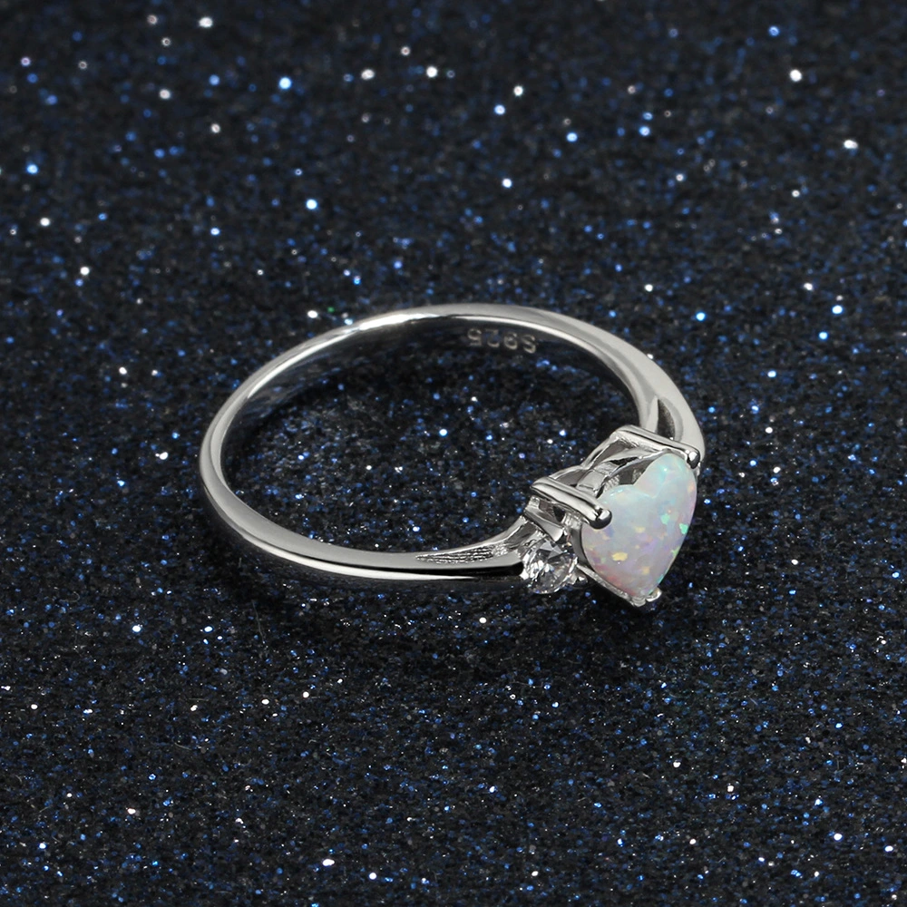 Heart shaped love ring