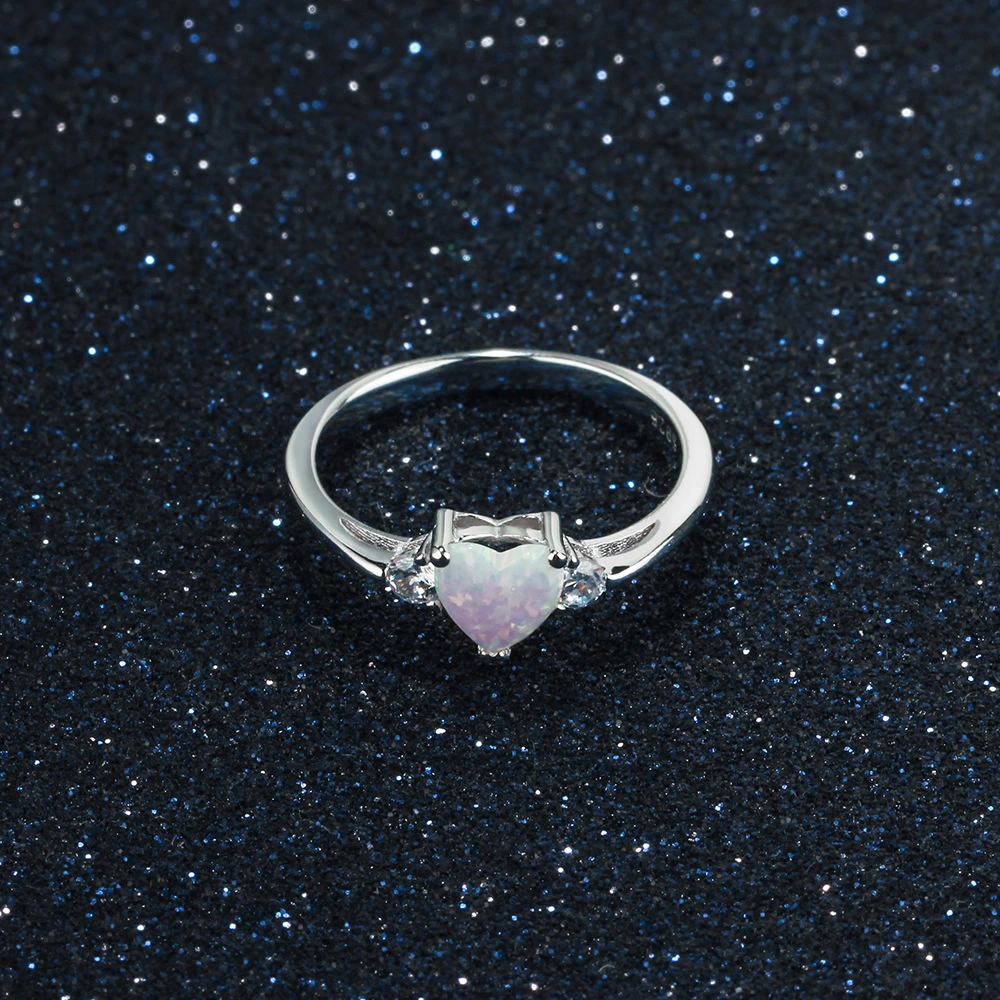 Heart shaped love ring