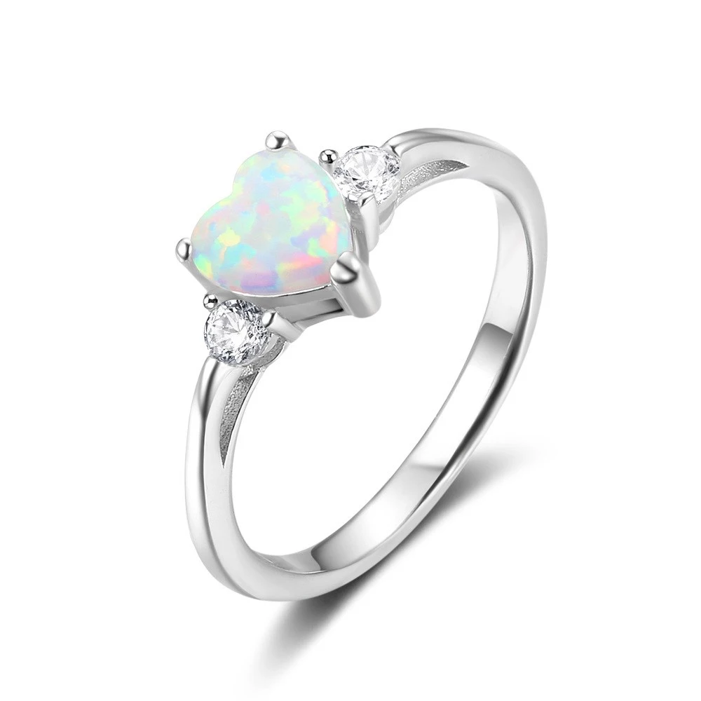 Heart shaped love ring
