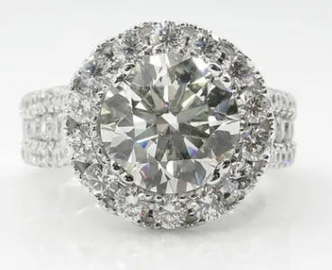 New women's micro-inlaid diamond ladies ring