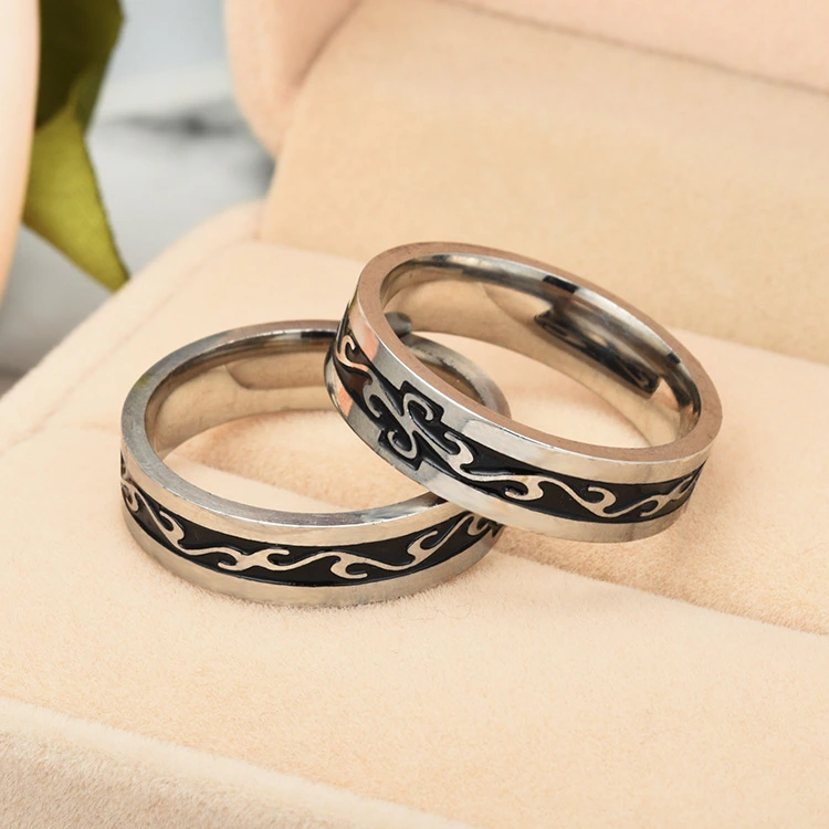 Men's Titanium Steel Vintage Ring