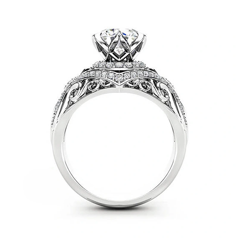 Zircon 4 Prong Ladies Ring