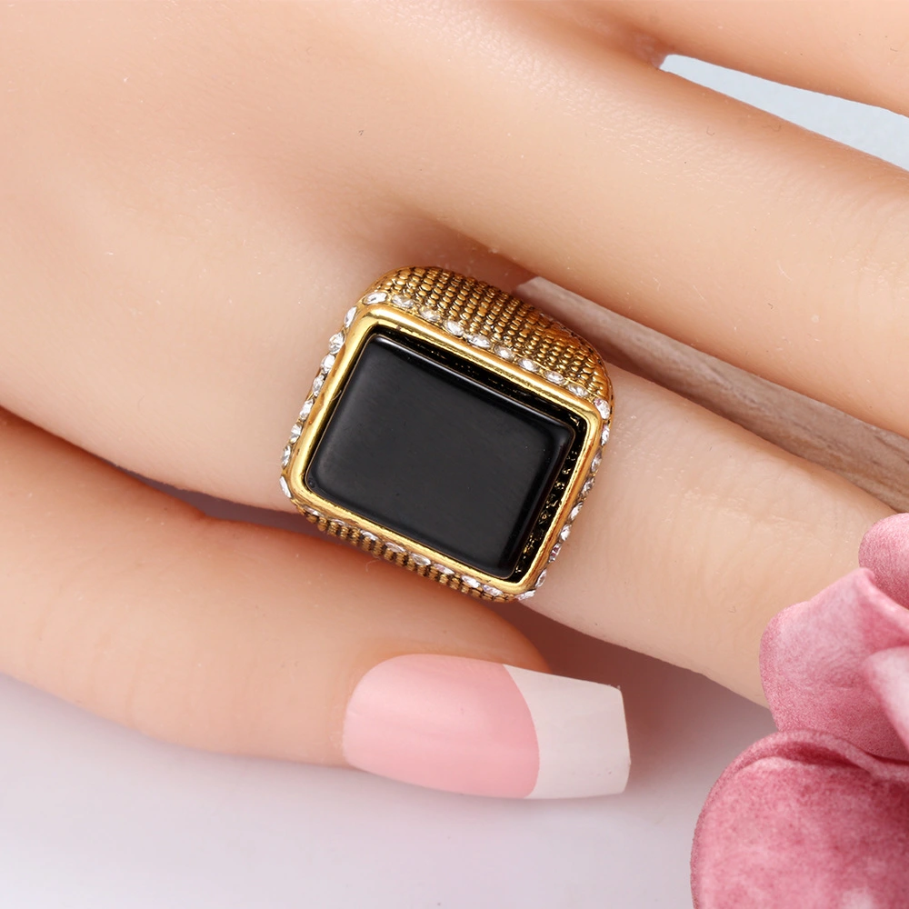 European And American Style Diamond Men's Ring