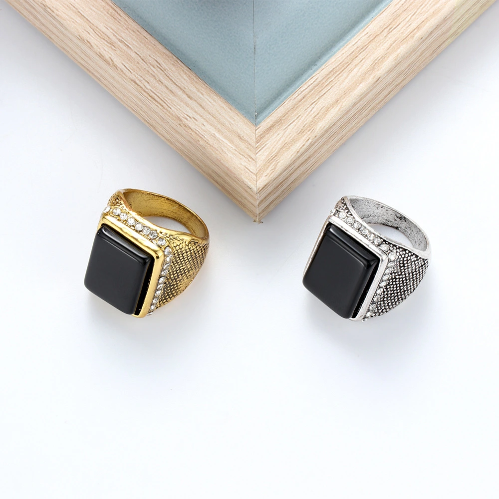 European And American Style Diamond Men's Ring