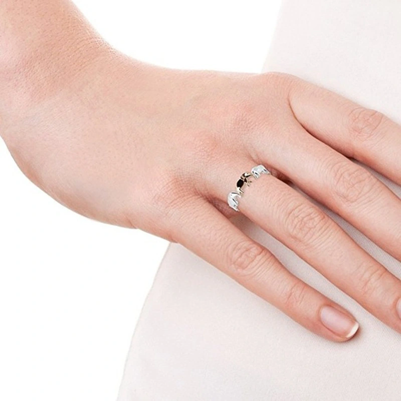 Electroplated two-tone elephant ring