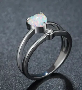 Opel heart-shaped female ring