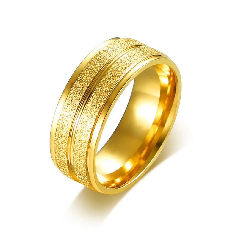 Color Scrub Titanium Steel Ring