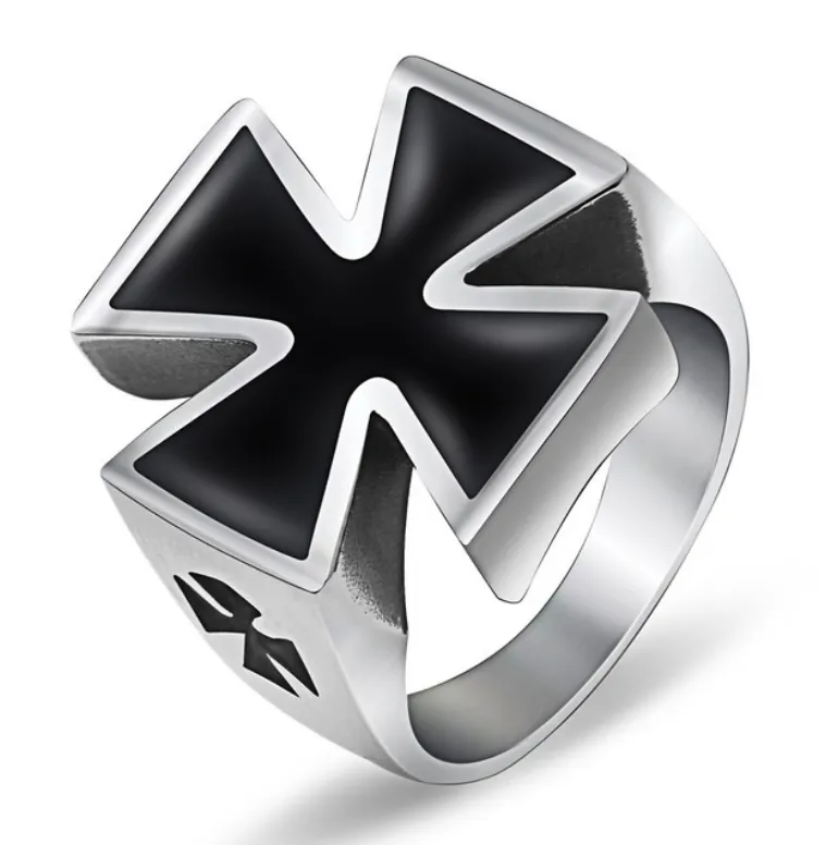 Cross Ring Hipster Ring