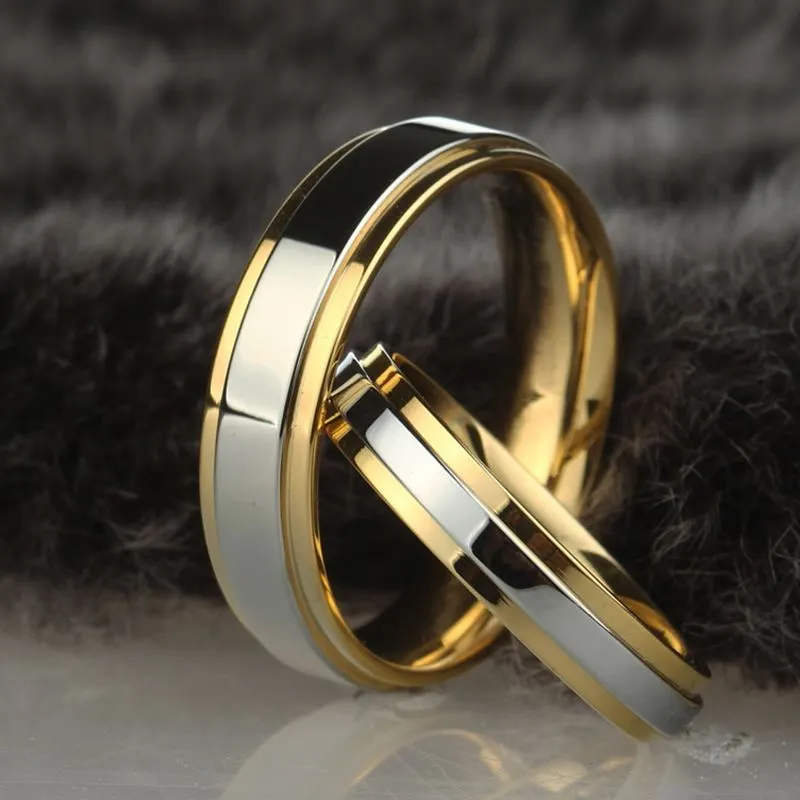 Couple Ring 316 Titanium Steel Ring