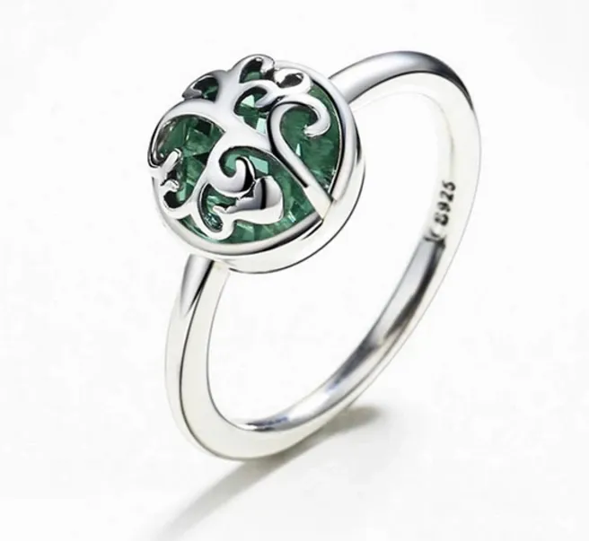 Silver Tree of Life Temperament Silver Ring