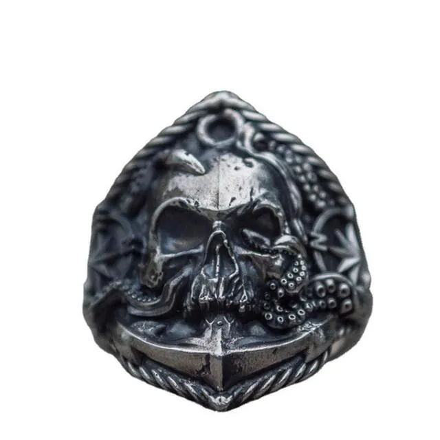 Squid adsorption men's ring