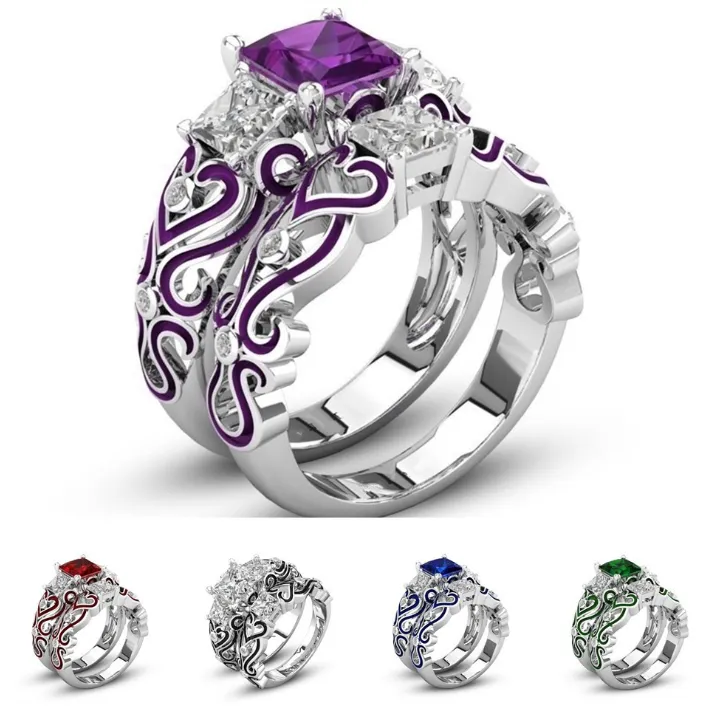 Zircon Engagement Ladies Fashion Ring