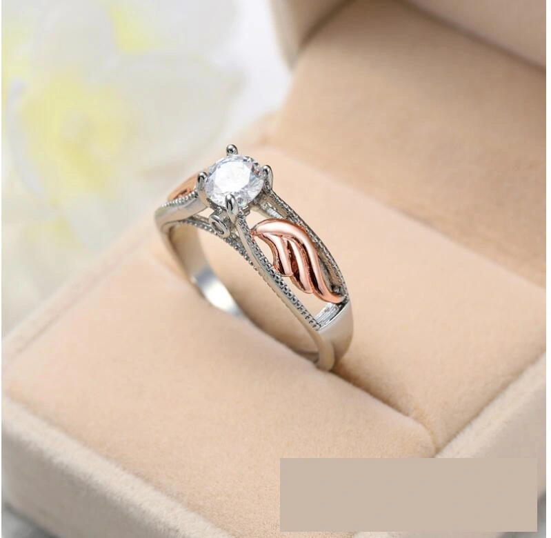 Europe and the United States new hot two-color plated zircon jewelry