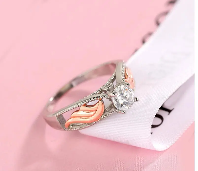 Europe and the United States new hot two-color plated zircon jewelry