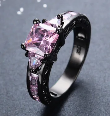 Creative temperament ladies zircon ring