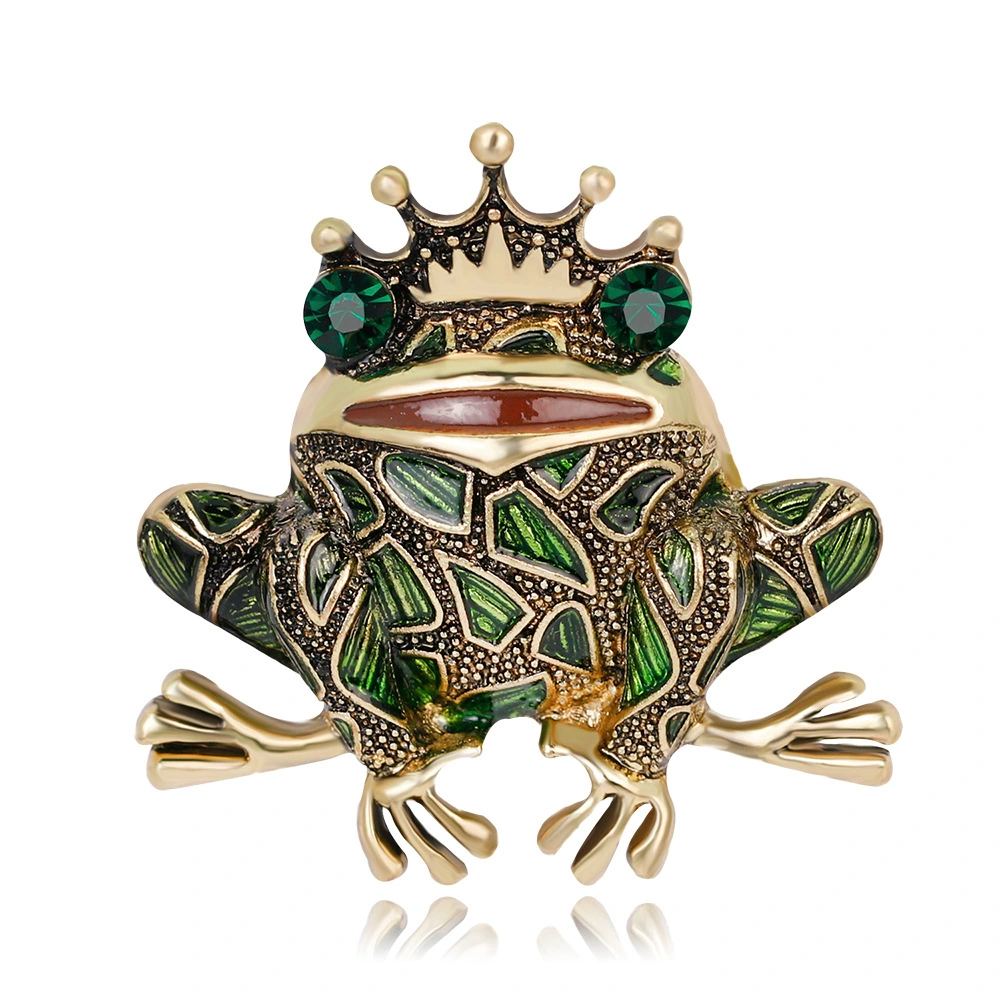 Frog Prince Diamond Brooch Brooch