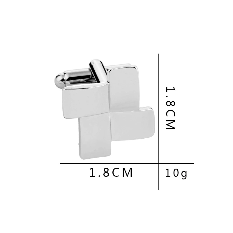 Fashion Three-dimensional French Men's Shirt Cufflinks