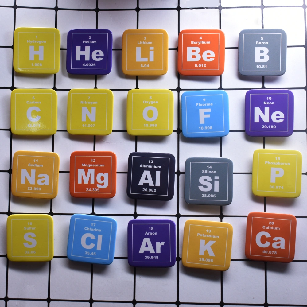 Periodic Table Element Tinplate Chests