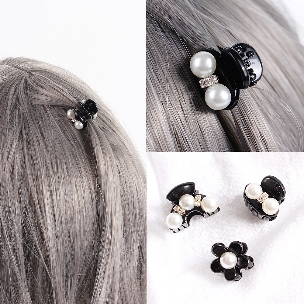 Korean Version Of Rhinestone Black Elegant Hair Scratch