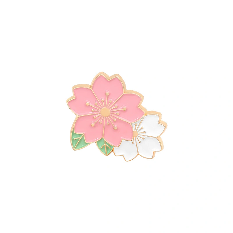 New Creative Cartoon Cherry Blossom Brooch