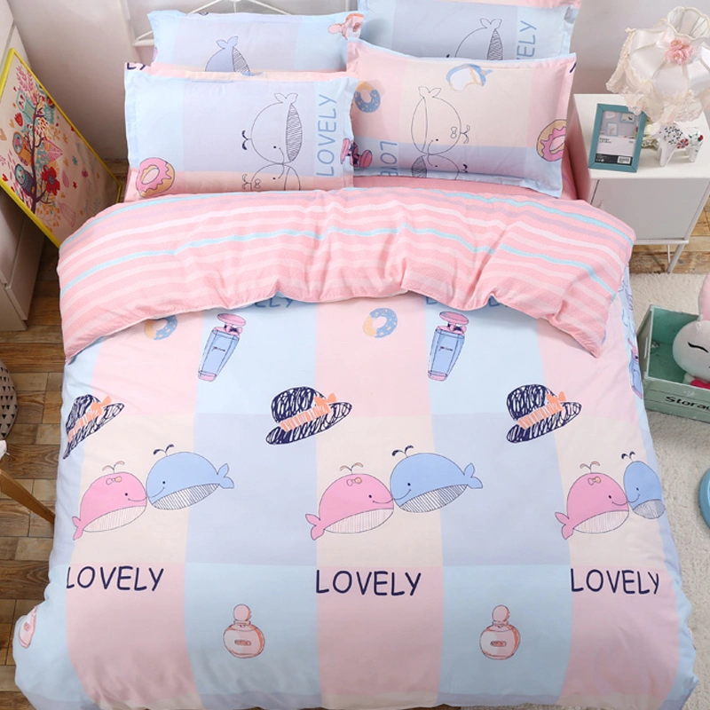 Single student dormitory three-piece bedding girl heart