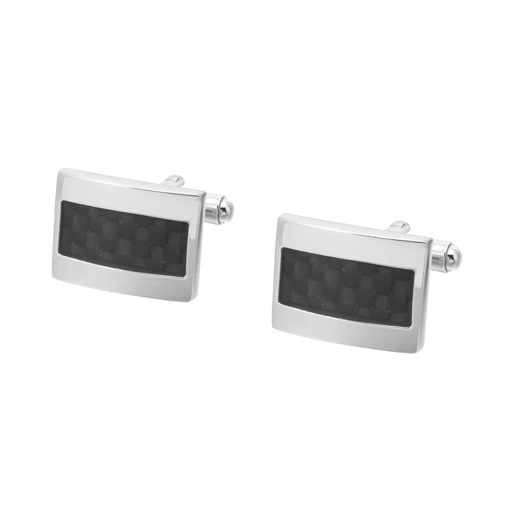 Cufflinks Carbon Fiber Cufflinks Men's Business Cufflinks