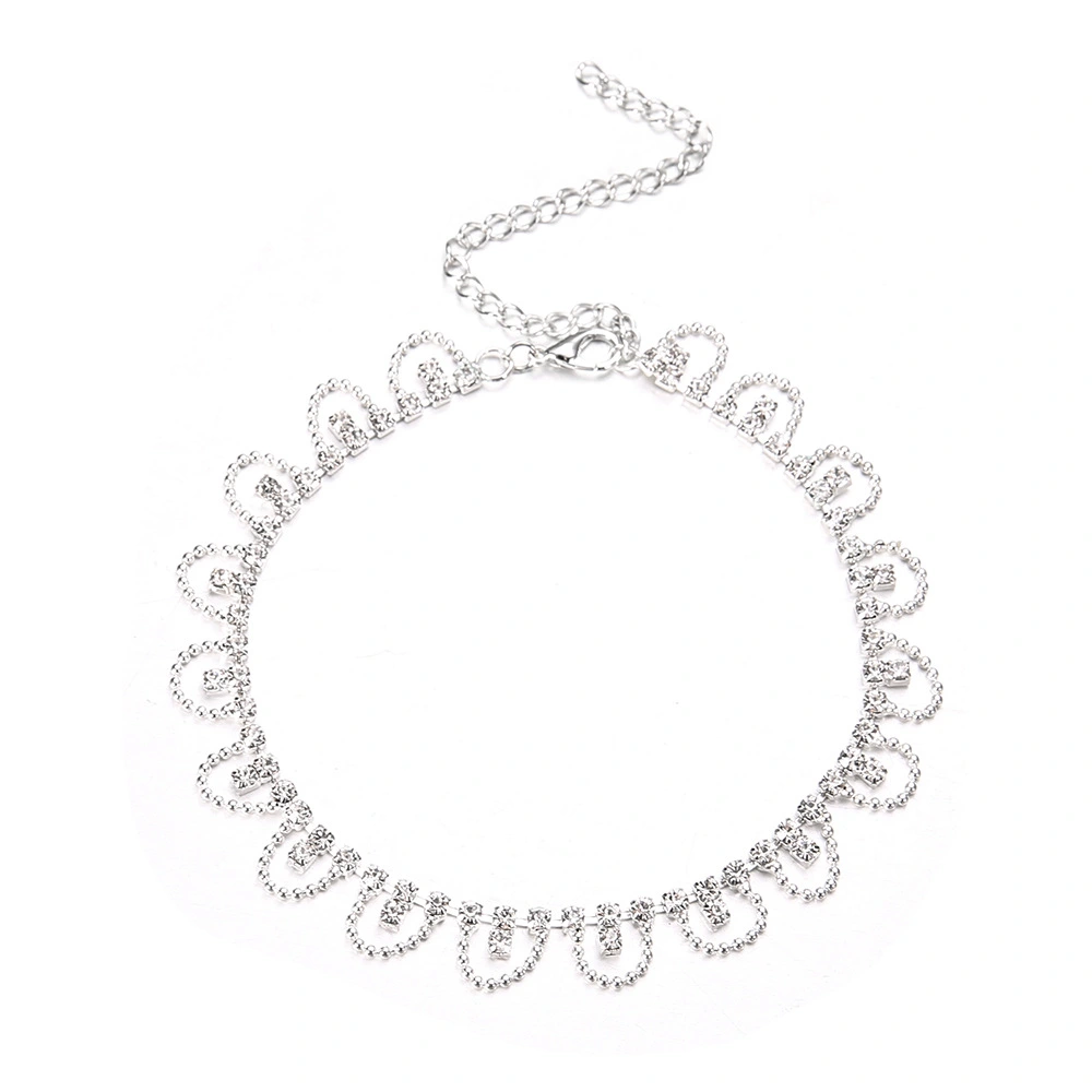 European and American Geometric Diamond Foot Ornaments