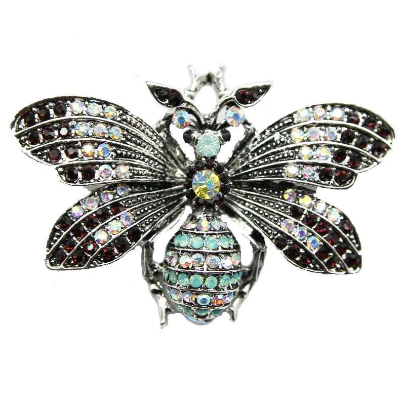Brooch new fashion bee atmosphere retro diamond