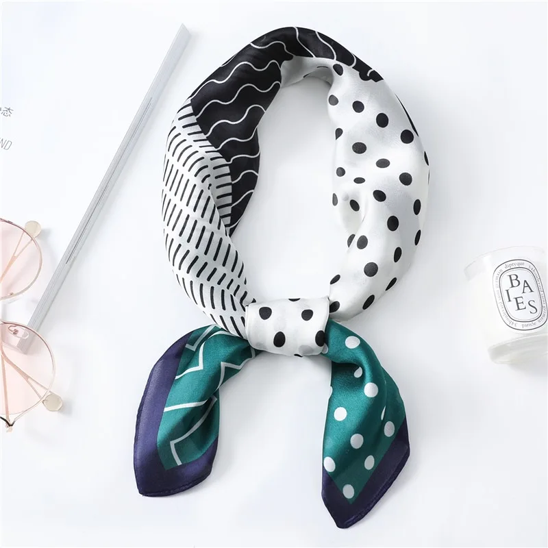 Geometric polka dot scarf professional scarf